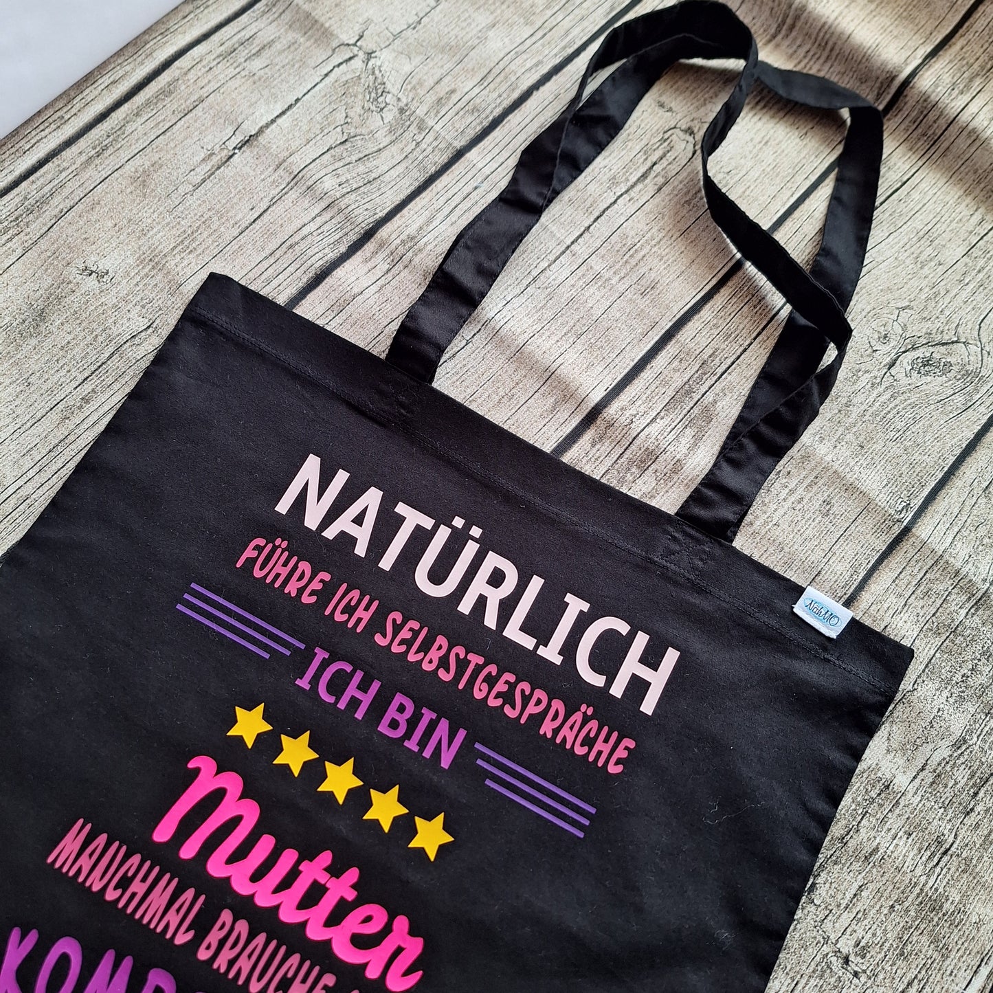 Baumwolltasche | Natürlich führe ich Selbstgespräche