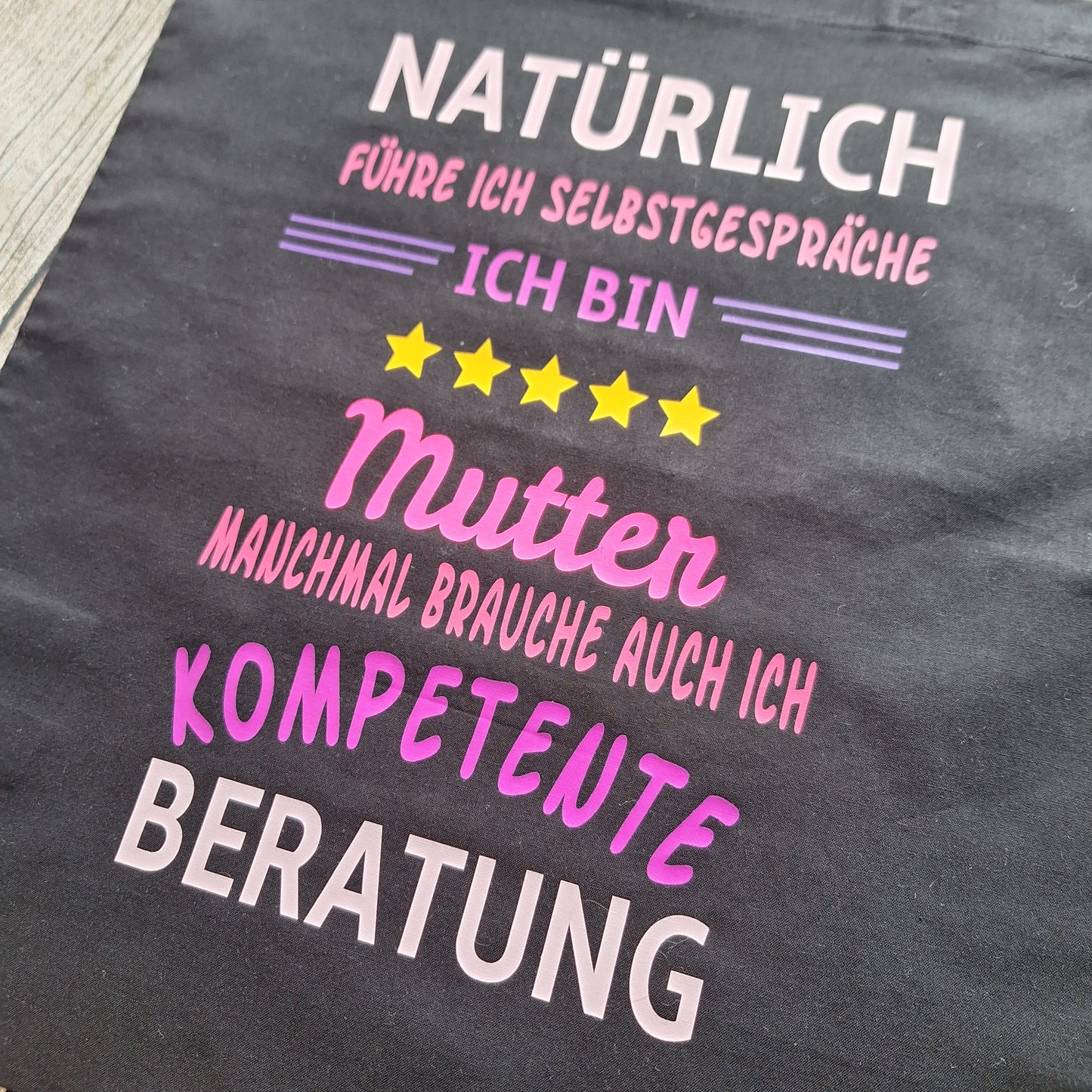 Baumwolltasche | Natürlich führe ich Selbstgespräche