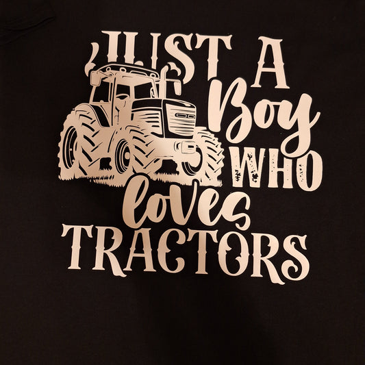 T-Shirt | Just a Boy who loves Tractors | Gr. M