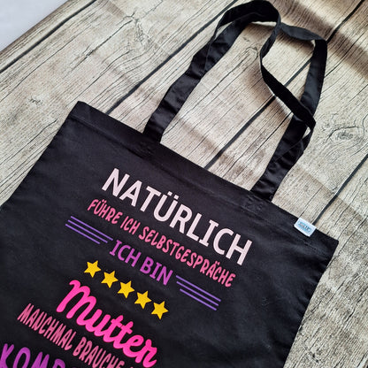 Baumwolltasche | Natürlich führe ich Selbstgespräche